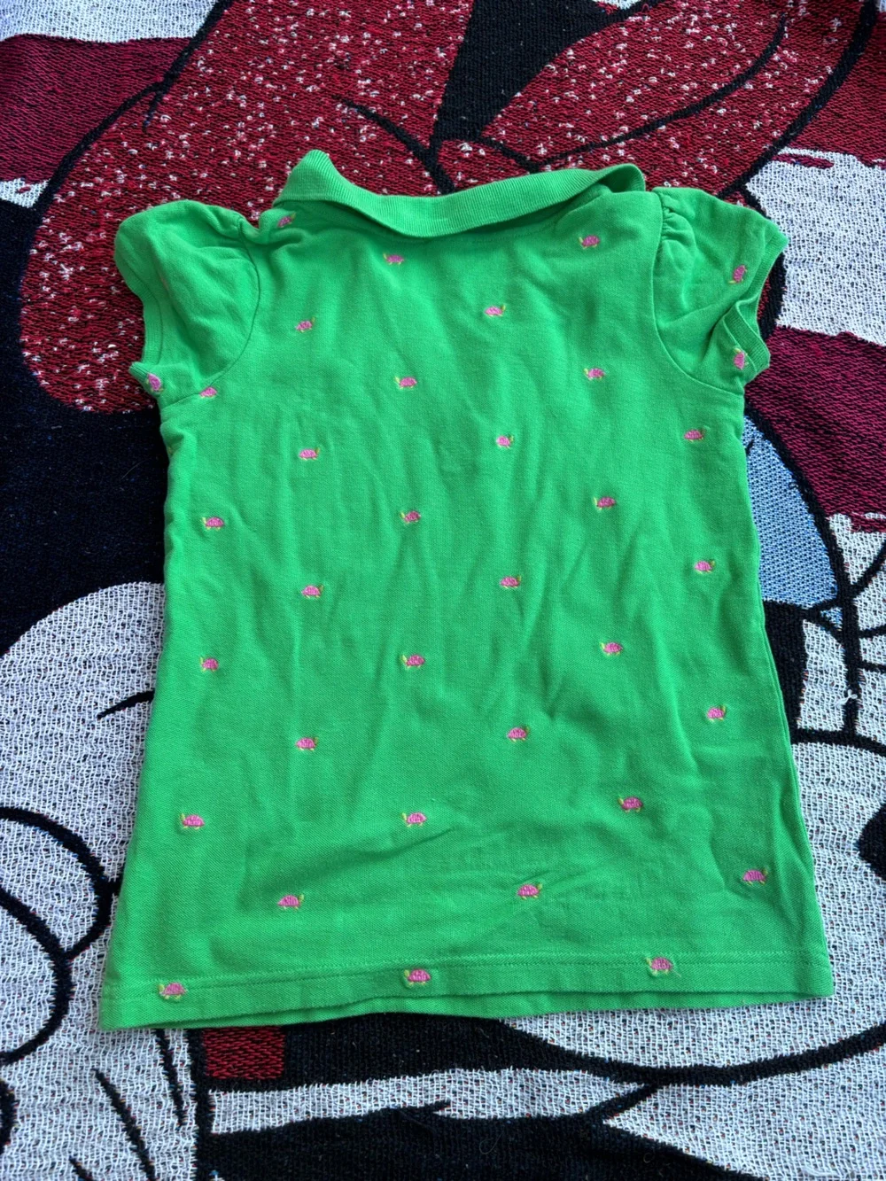 Gymboree green embroidered